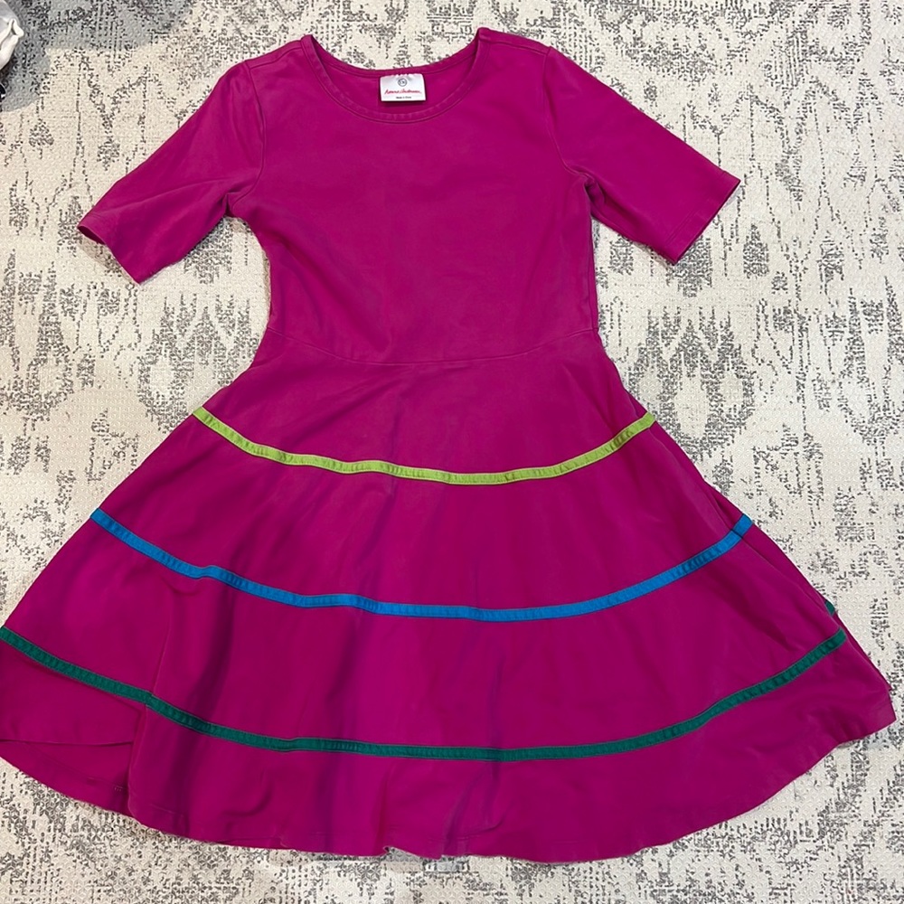 Hanna Andersson twirly dress in pink